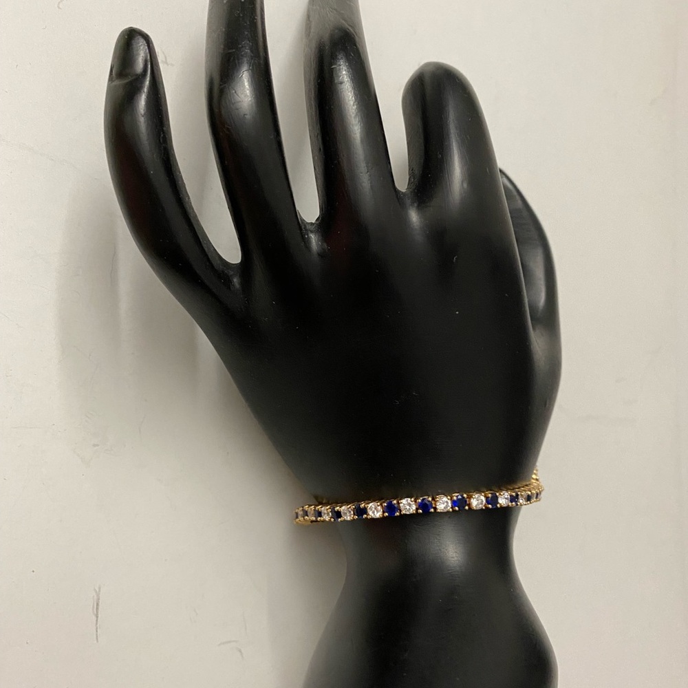 Sterling Silver Bracelet Gemstone Bracelet - Picture 6 of 16